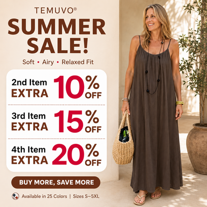 Cami Lounge Maxi Dress for Women – Lightweight Summer Vacation Dress