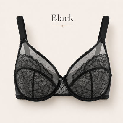 Le’s Charm - Floral Lace Full Coverage Minimizer Bra