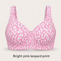 Bright pink leopard print