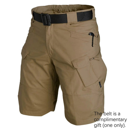 Men's Waterproof Tactical Cargo Shorts – Quick-Dry Multi-Pocket Shorts