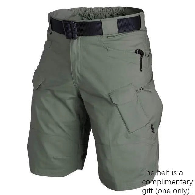 Men's Waterproof Tactical Cargo Shorts – Quick-Dry Multi-Pocket Shorts
