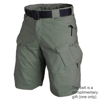 Men's Waterproof Tactical Cargo Shorts – Quick-Dry Multi-Pocket Shorts