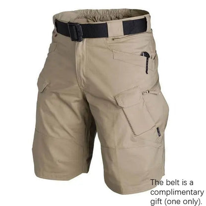 Men's Waterproof Tactical Cargo Shorts – Quick-Dry Multi-Pocket Shorts