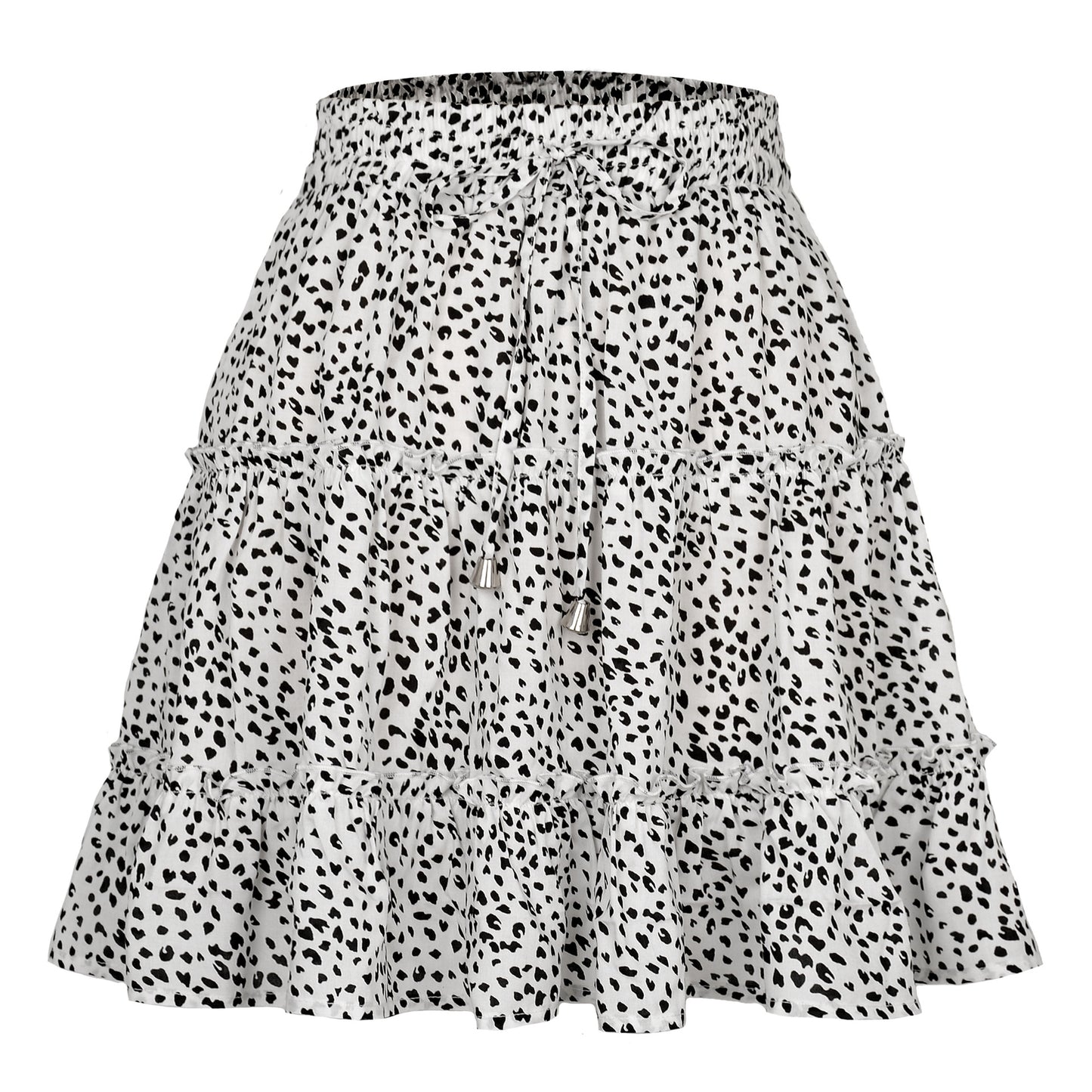 Breezy Floral Ruffle Skort-in Shorts Floral Ruffle Tiered Skirts with Pockets
