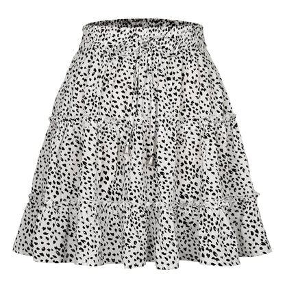 Breezy Floral Ruffle Skort-in Shorts Floral Ruffle Tiered Skirts with Pockets