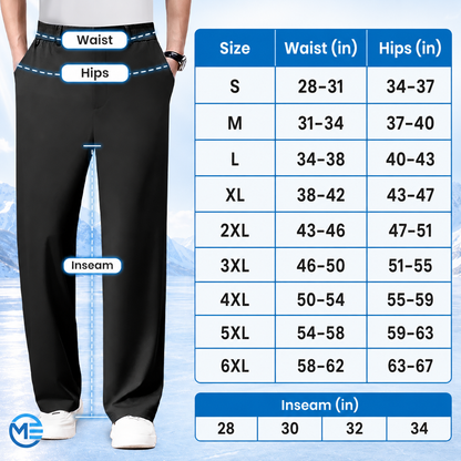 ModenEase - Ultra Comfort Ice Silk Flexible Casual Pants
