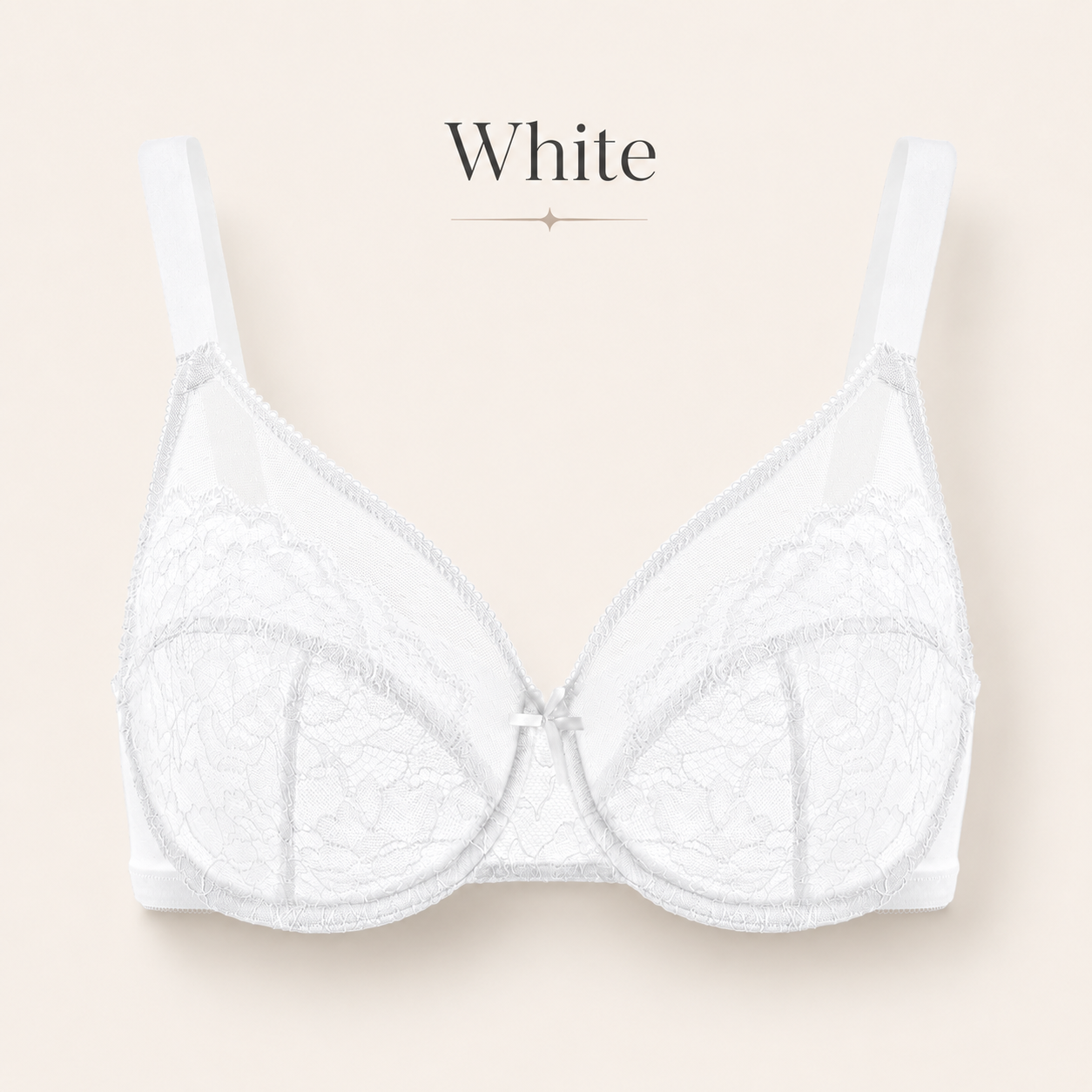 Le’s Charm - Floral Lace Full Coverage Minimizer Bra