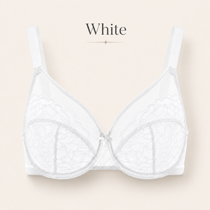 Le’s Charm - Floral Lace Full Coverage Minimizer Bra