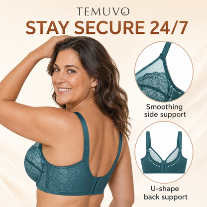 Le’s Charm - Floral Lace Full Coverage Minimizer Bra