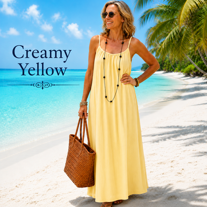 Cami Lounge Maxi Dress for Women – Lightweight Summer Vacation Dress