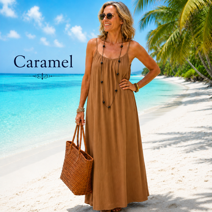 Cami Lounge Maxi Dress for Women – Lightweight Summer Vacation Dress