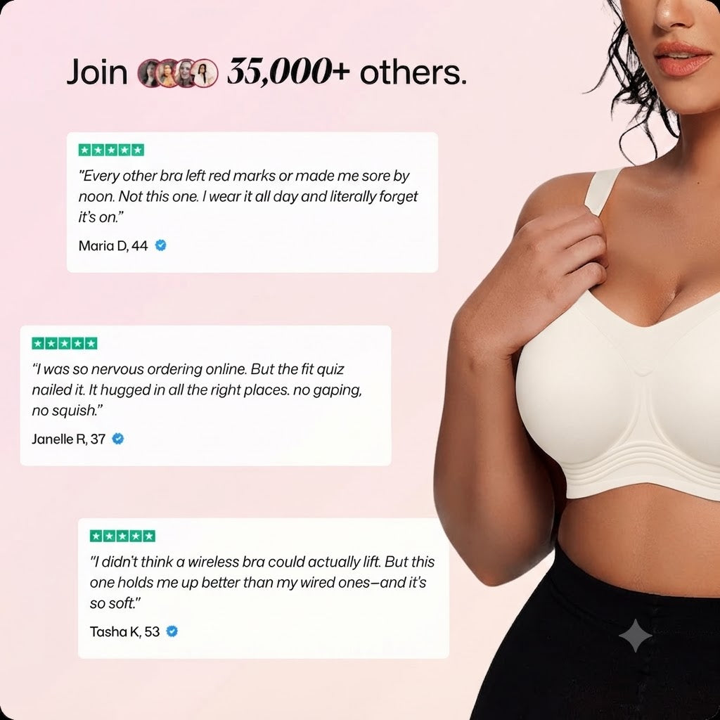 Le’s Charm - Wireless Jelly Support Full-Coverage Bra