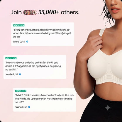 Le’s Charm - Wireless Jelly Support Full-Coverage Bra
