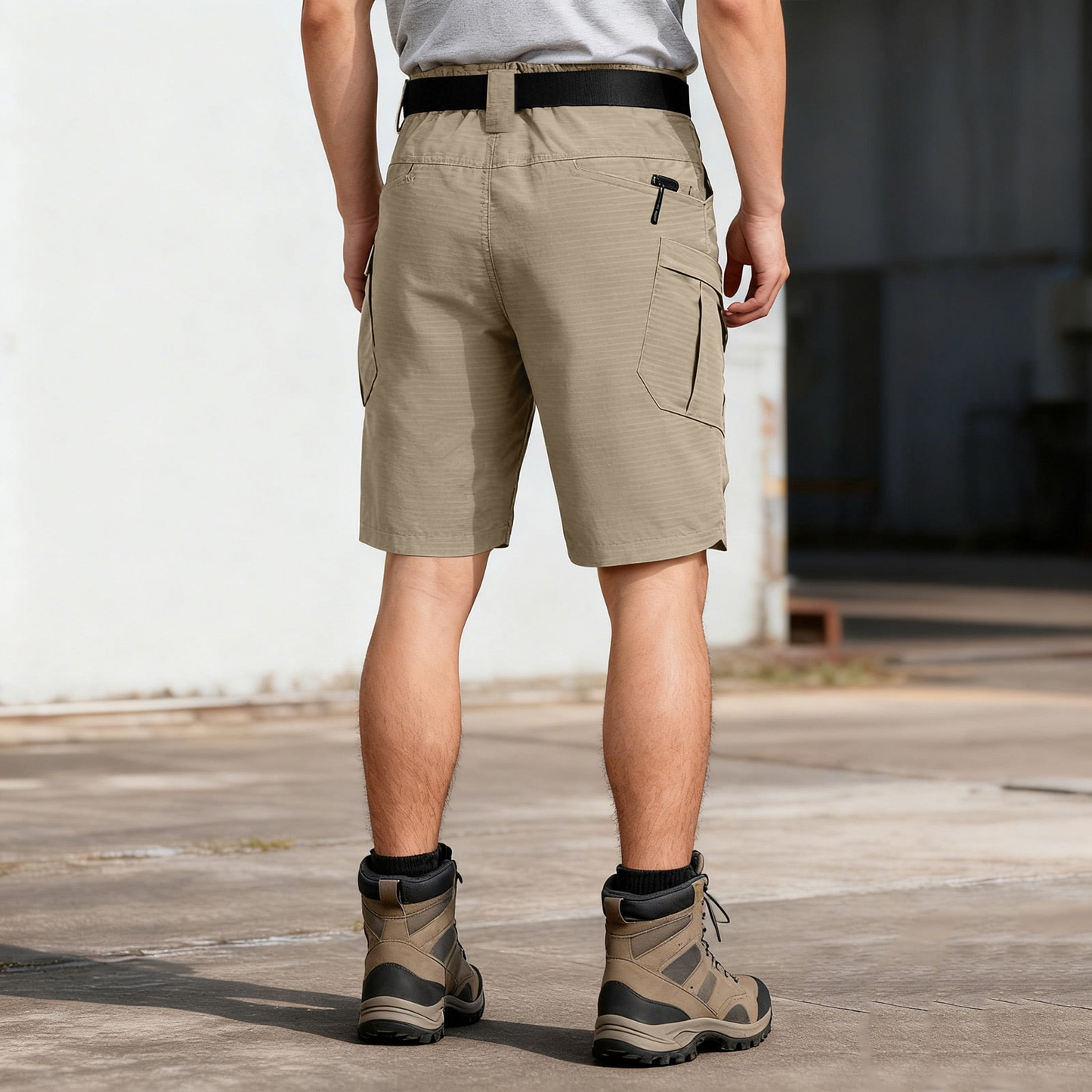 Men's Waterproof Tactical Cargo Shorts – Quick-Dry Multi-Pocket Shorts