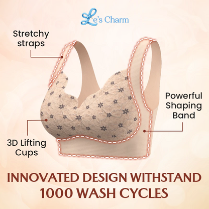 Le’s Charm - Seamless Wire-free Push-up Bra