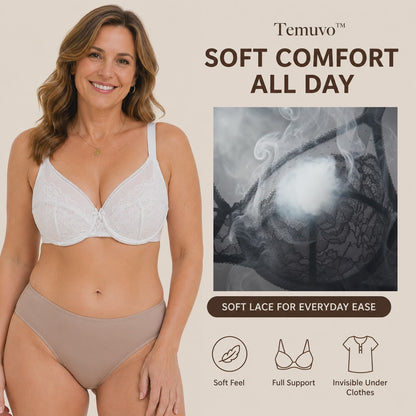 Le’s Charm - Floral Lace Full Coverage Minimizer Bra