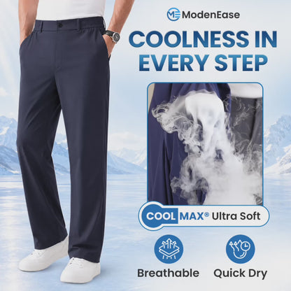 ModenEase - Ultra Comfort Ice Silk Flexible Casual Pants