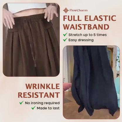 Temuvo - Pull-On Capri Culottes for Women