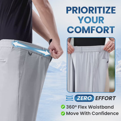 ModenEase - Ultra Comfort Ice Silk Flexible Casual Pants