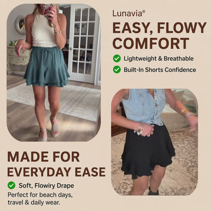 Flowy Butterfly Skort – Lightweight Summer Skort for Women